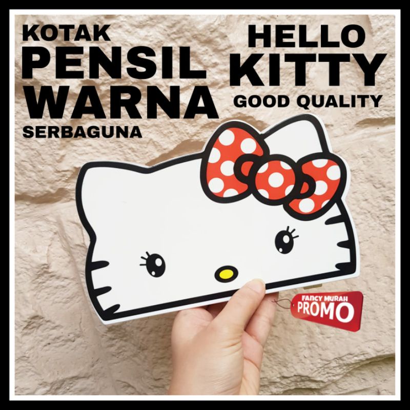 

(PROMO) KOTAK PENSIL WARNA HELLO KITTY PREMIUM