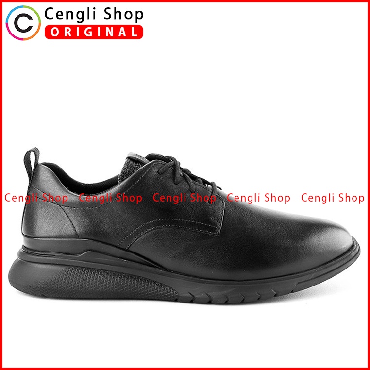HM015 SEPATU PANTOFEL HUSH PUPPIES PRIA ORIGINAL FORMAL KULIT BRANDED EMPUK HITAM