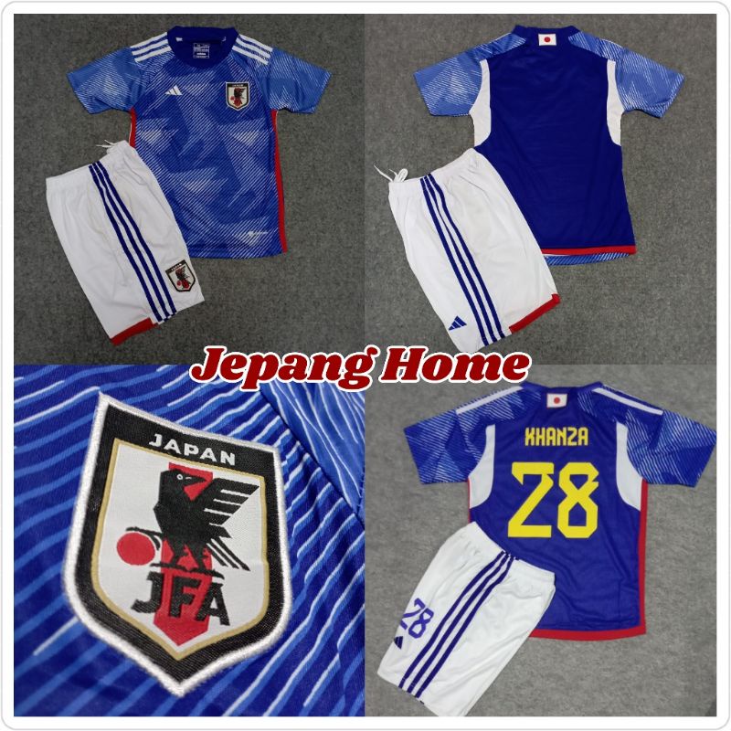 Jersey Import Japan Junior / Setelan Bola Anak Jepang / Baju Celana SepakBola / Setelan Anak Jepang / Jersey Bola Piala Dunia / Kaos Anak Bola / Sport Collection Jakarta