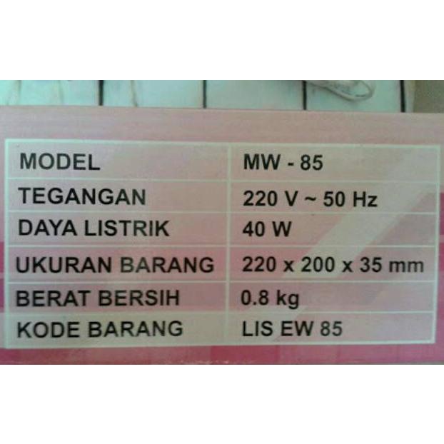 TERMURAH 8940 Maspion Warmer MW-85 Penghangat Pemanas makanan minuman maspion ㊊