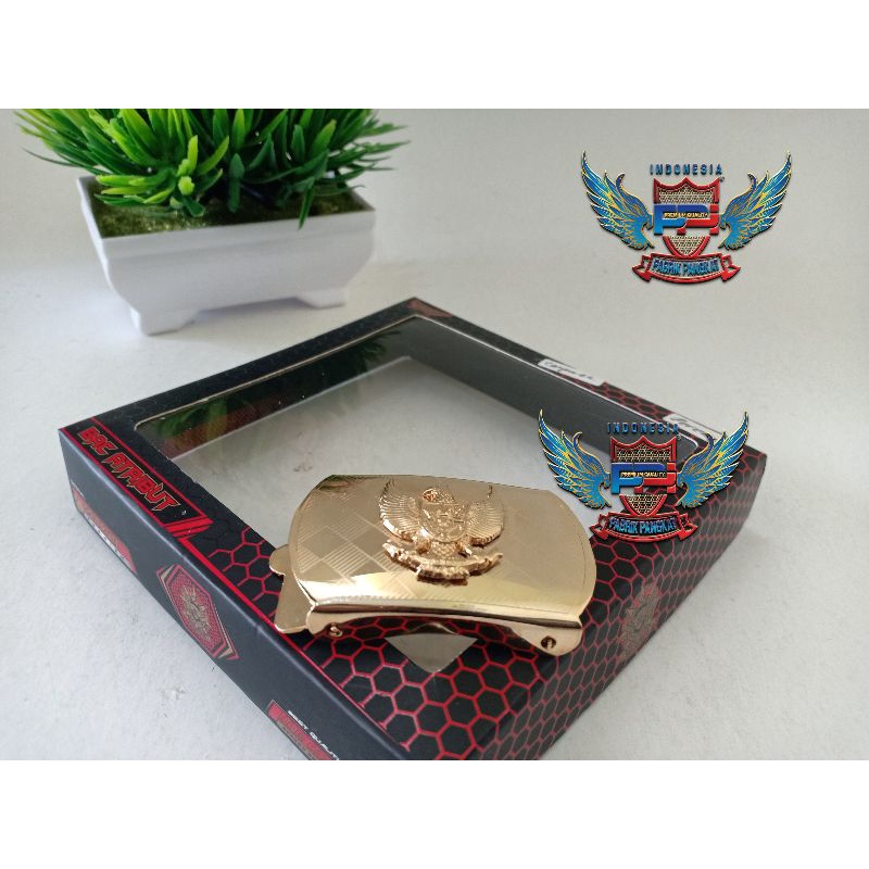 Sabuk ikat pinggang Logo Garuda Kuningan