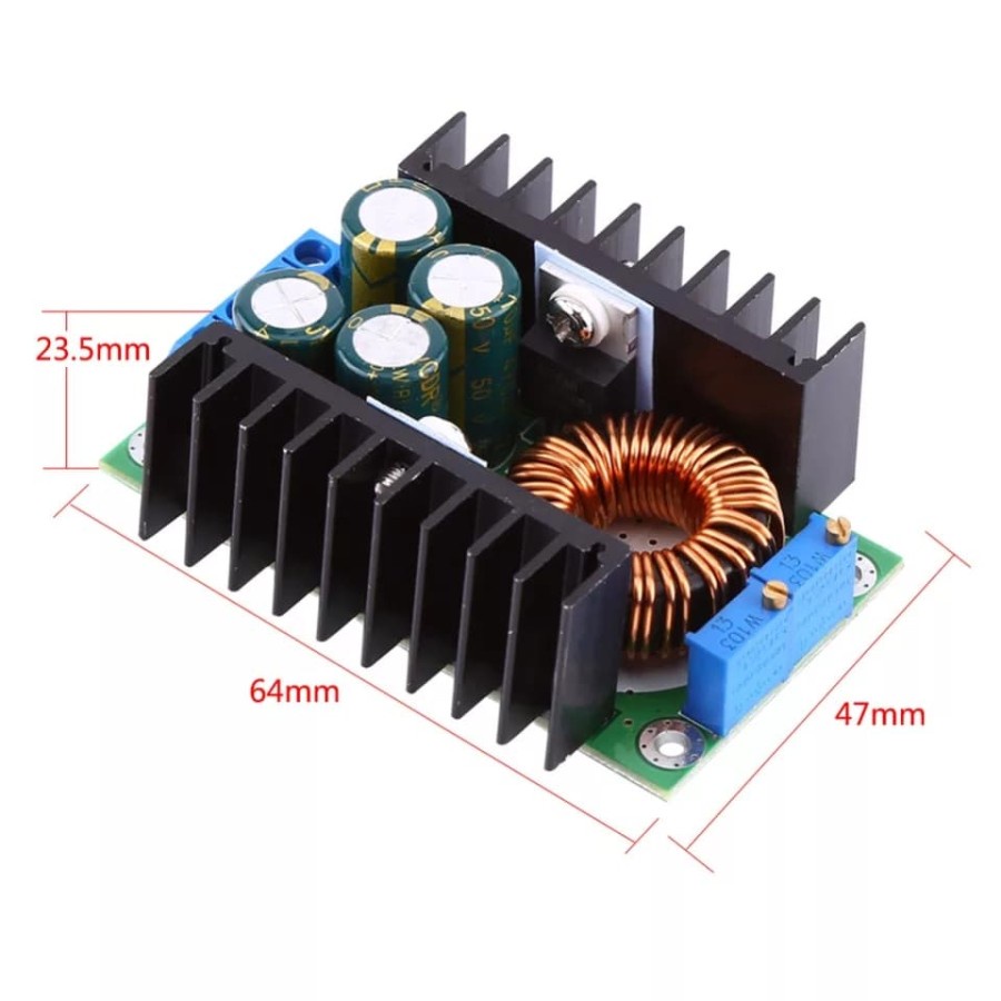 Step Down DC-DC 10A 300W CC CV Module Stepdown Power Supply 0.8-28V