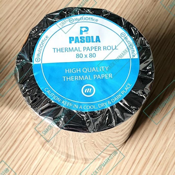 

KERTAS THERMAL STRUK PASOLA 80X80 / PRINTER REGISTER TINTA JELAS