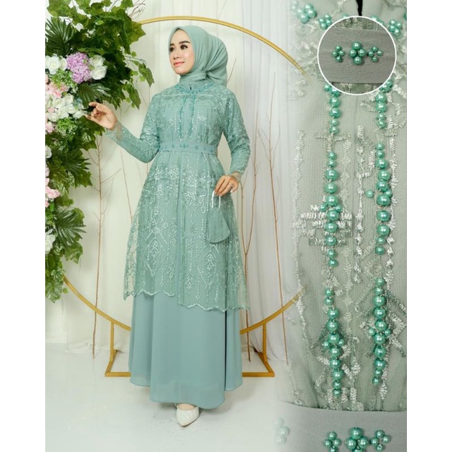 Gamis Tile Cardigan| Gamis Pesta| Gamis Kondangan| Gamis Brokat| Gamis| Gamis Tile| Gamis kebaya| Gamis Modern| Gamis Wisuda| Gamis Seragaman Keluaran| Gamis Lamaran