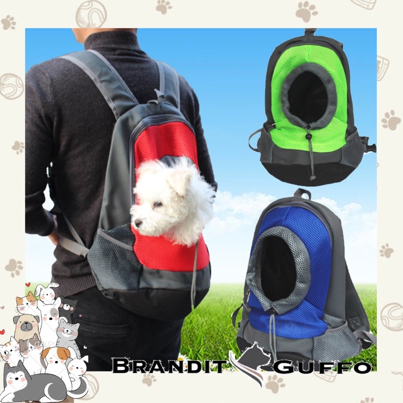 pet carrier tas ransel anjing kucing gendongan travelling cat dog pet cargo