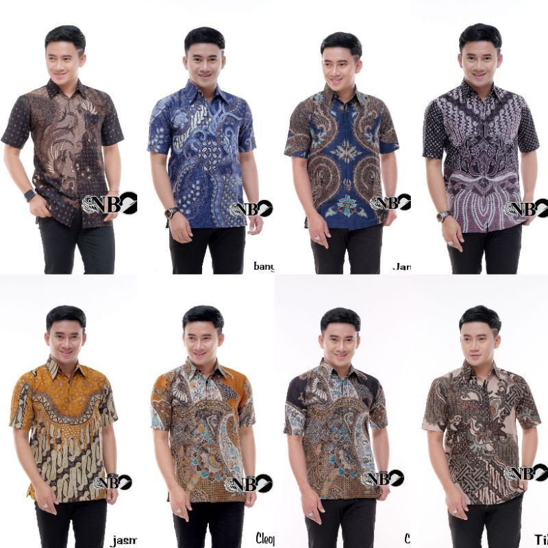 Kemeja Batik Pria Lengan Pendek | Batik Pria | Baju Batik Pria | Batik Pria Lengan Pendek | Seragam Batik Pria