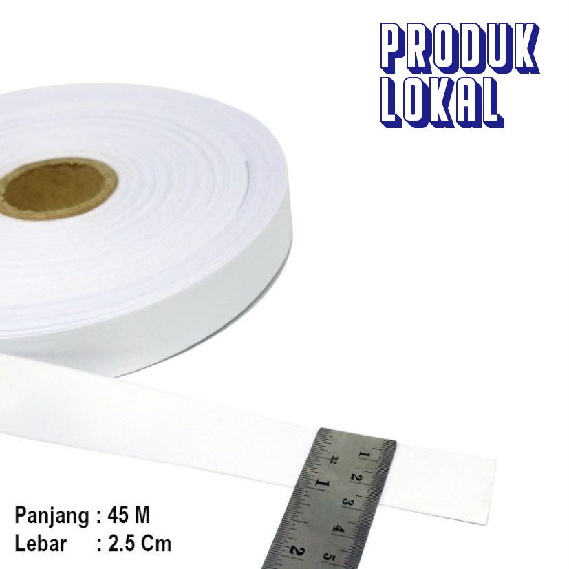 

Tali Lanyard tisu Gantungan id card printing sublim pita lanyard tisu 2,5 Cm 25mm lokal