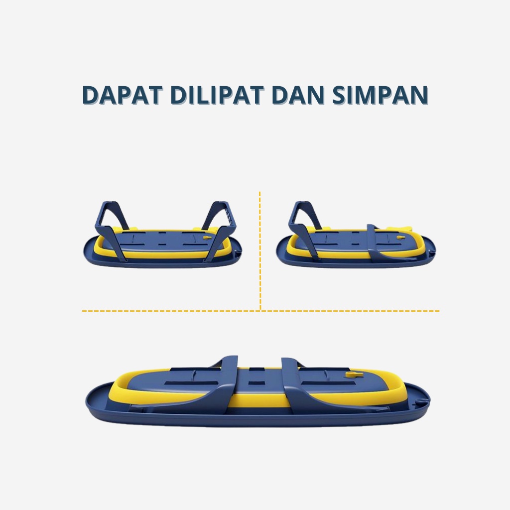 KIDDAILY Bak Mandi Bayi Baby Bathtub Kolam Mandi Bayi Portable Bak Mandi Lipat