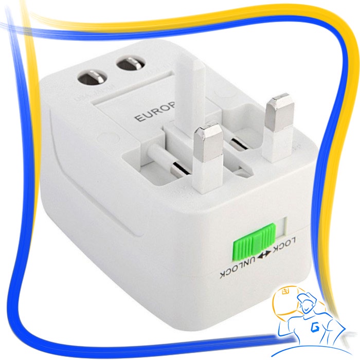 Universal Travel Adaptor Colokan Listrik Stop Kontak Internasional SNI