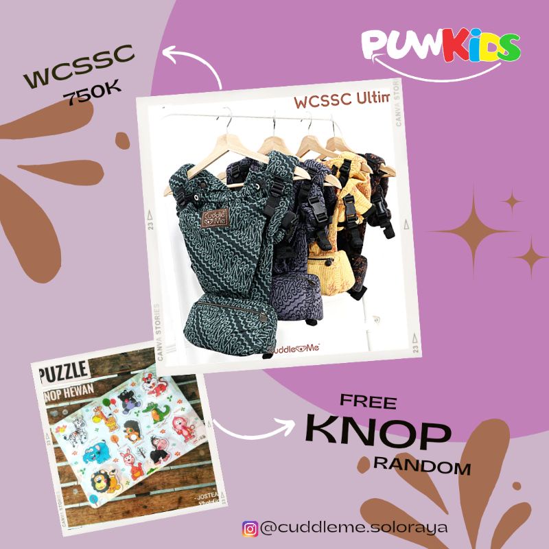 CuddleMe - gendongan bayi - ultimo wcssc