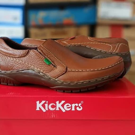 ░☺░  sepatu kickers kulit kerja pantopel pria
