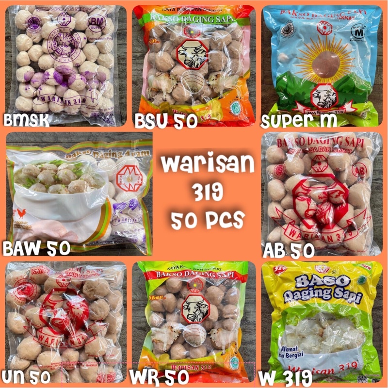 

Bakso Warisan 319 isi 50 varian BM Super- BMSK