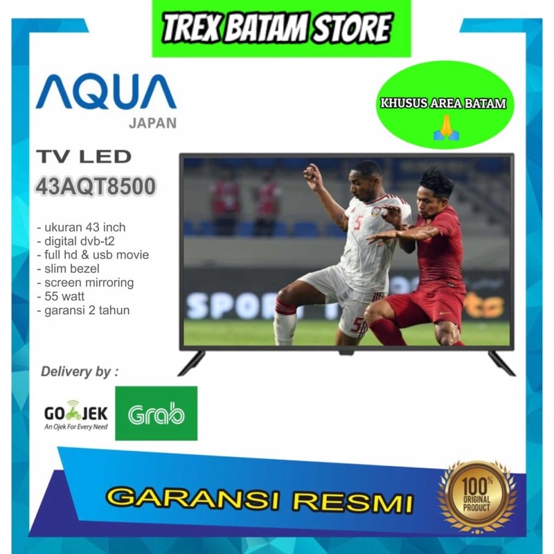 AQUA 43AQT8500 LED TV 43 INCH DIGITAL TV (BATAM)