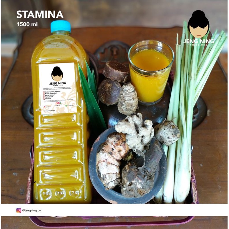 

Stamina - Jahe, Kunyit, Temulawak 1500 ml ( Jamu cegah virus )