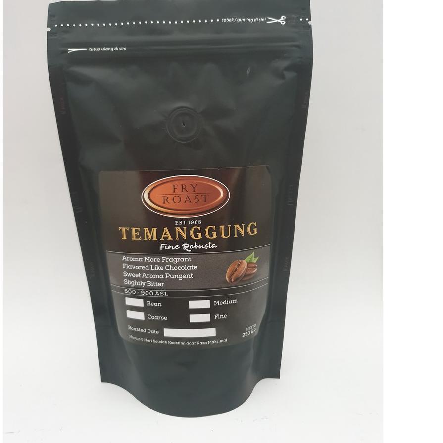 

11.11✔️KOPI FINE ROBUSTA TEMANGGUNG 250 GRAM (BIJI/BUBUK)|SQ5