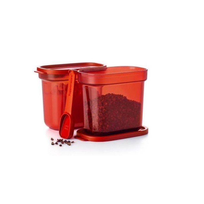 Bmn Tupperware Umami Collection (2) Tempat Bumbu Toples Gula Kopi