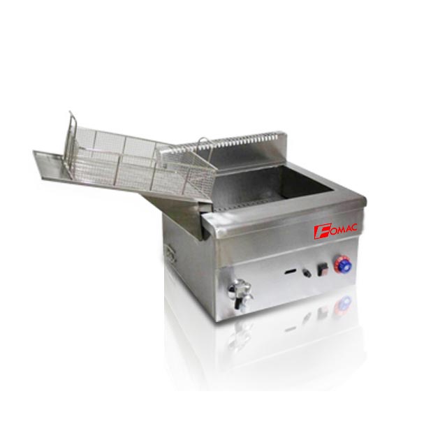 FOMAC FRY-GF18V GAS DEEP FRYER/PENGGORENGAN GAS DENGAN PENGATUR SUHU/DDEP FRYER