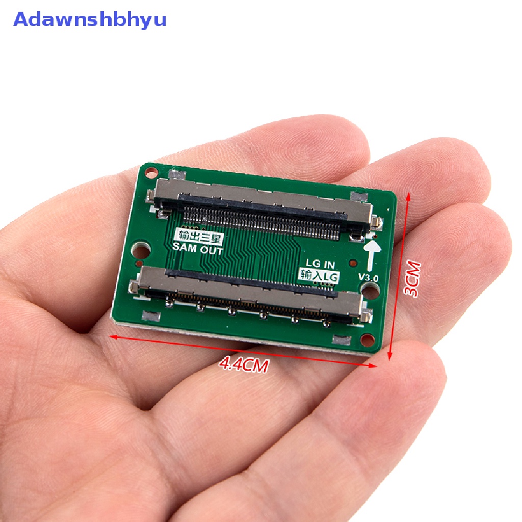Adhyu FHD LVDS LVDS 51pin SAM turn LG Connector Adapter Board Kiri Kanan Ganti ID