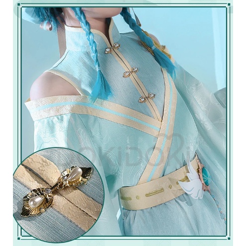 Venti Doujin Cosplay Game Genshin Impact Cosplay Costume Halloween Venti Cosplay Genshin Impact