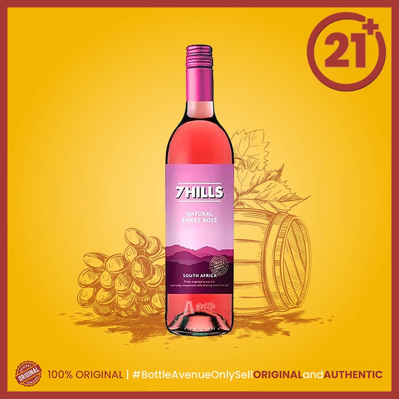 Jual 7 Hill Sweet Rose Wine 750 ml Shopee Indonesia
