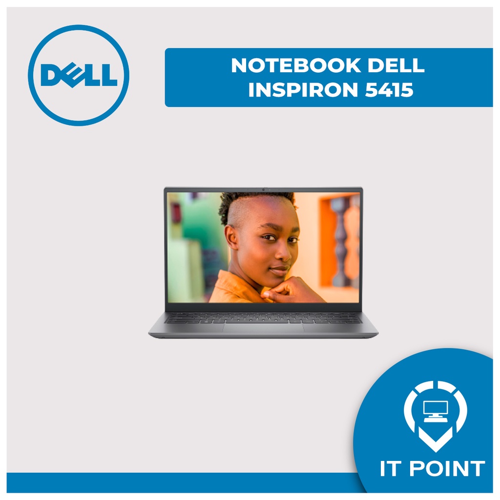DELL INSPIRON 5415 RYZEN 7-5700 8GB 512SSD INTEGRATED 14" WINDOWS 10 OHS19