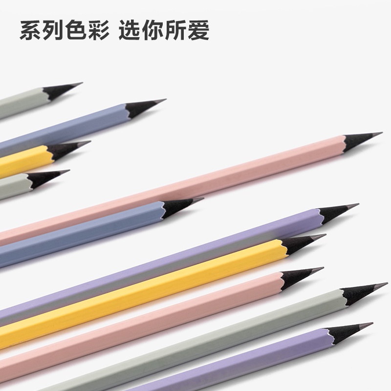 Nusign Graphite Pencil / Pensil 2B Warna Lucu Non Toxic NS724
