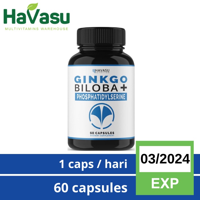 Havasu Ginkgo Biloba - Brain Health, Mental Alertness, Memory &amp; Focus