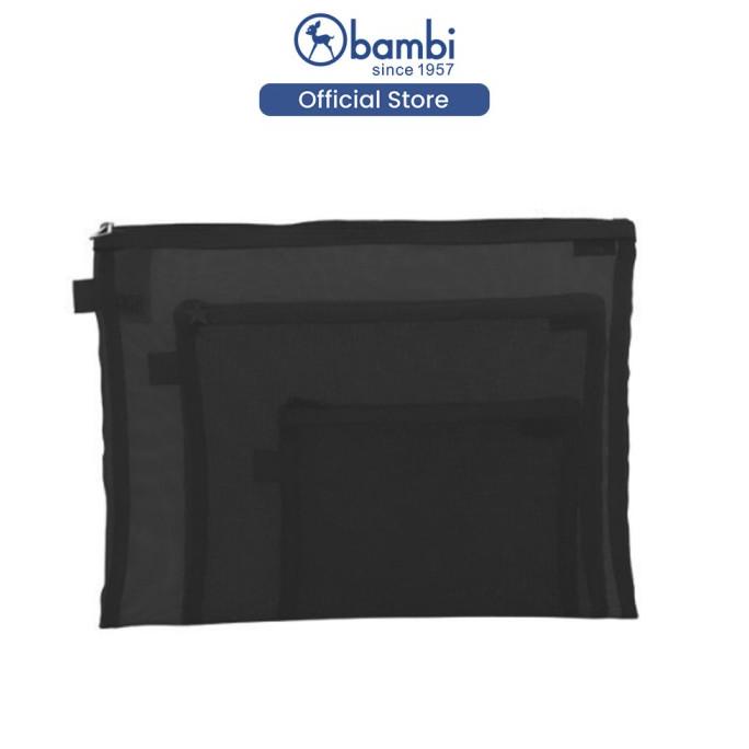 

Bambi 7126-10 Mesh pouch - Hitam
