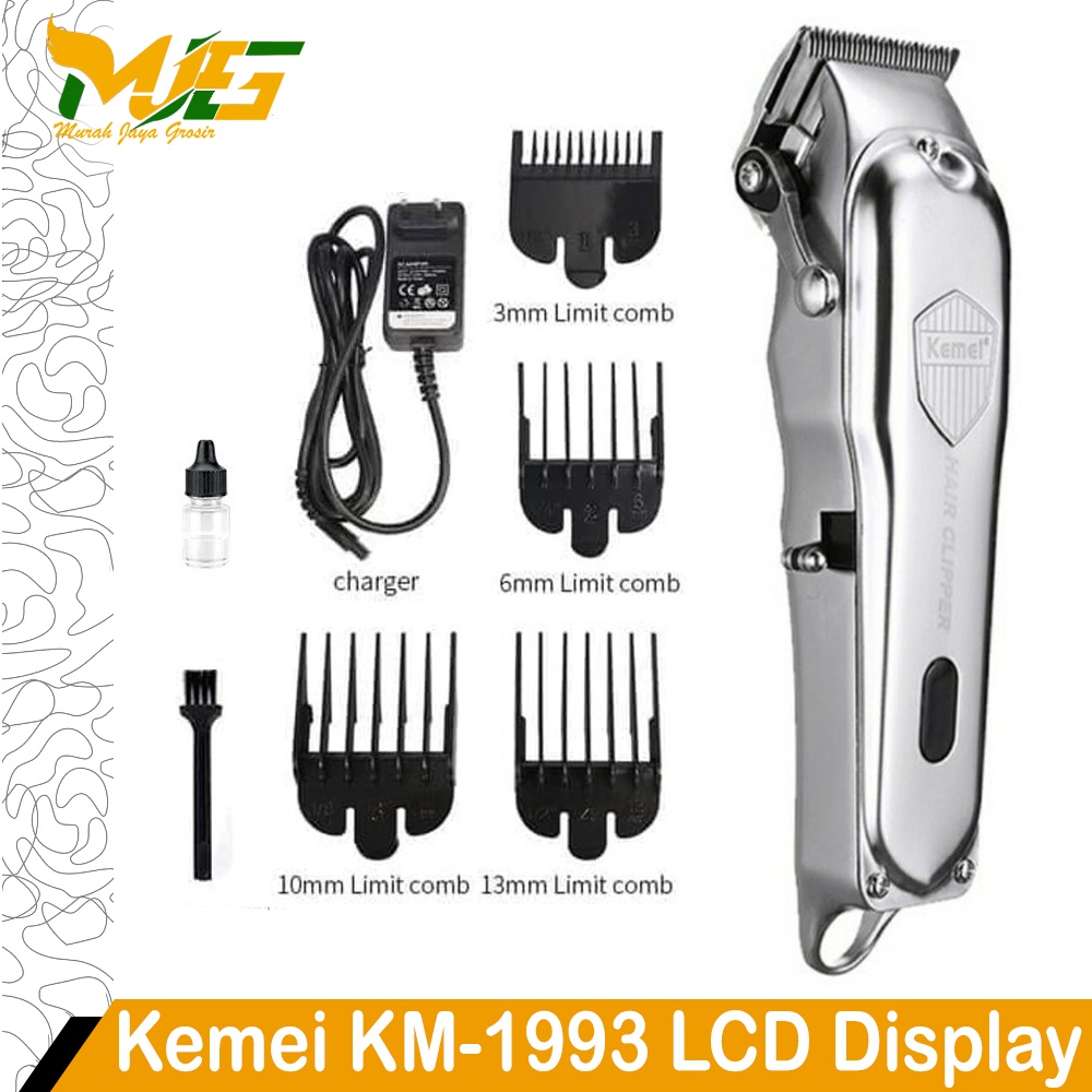Alat Pangkas Kemei KM 1993 Mesin Cukur Rambut Cas Hair Clipper Charger Alat Potong dan Pangkas Rambu