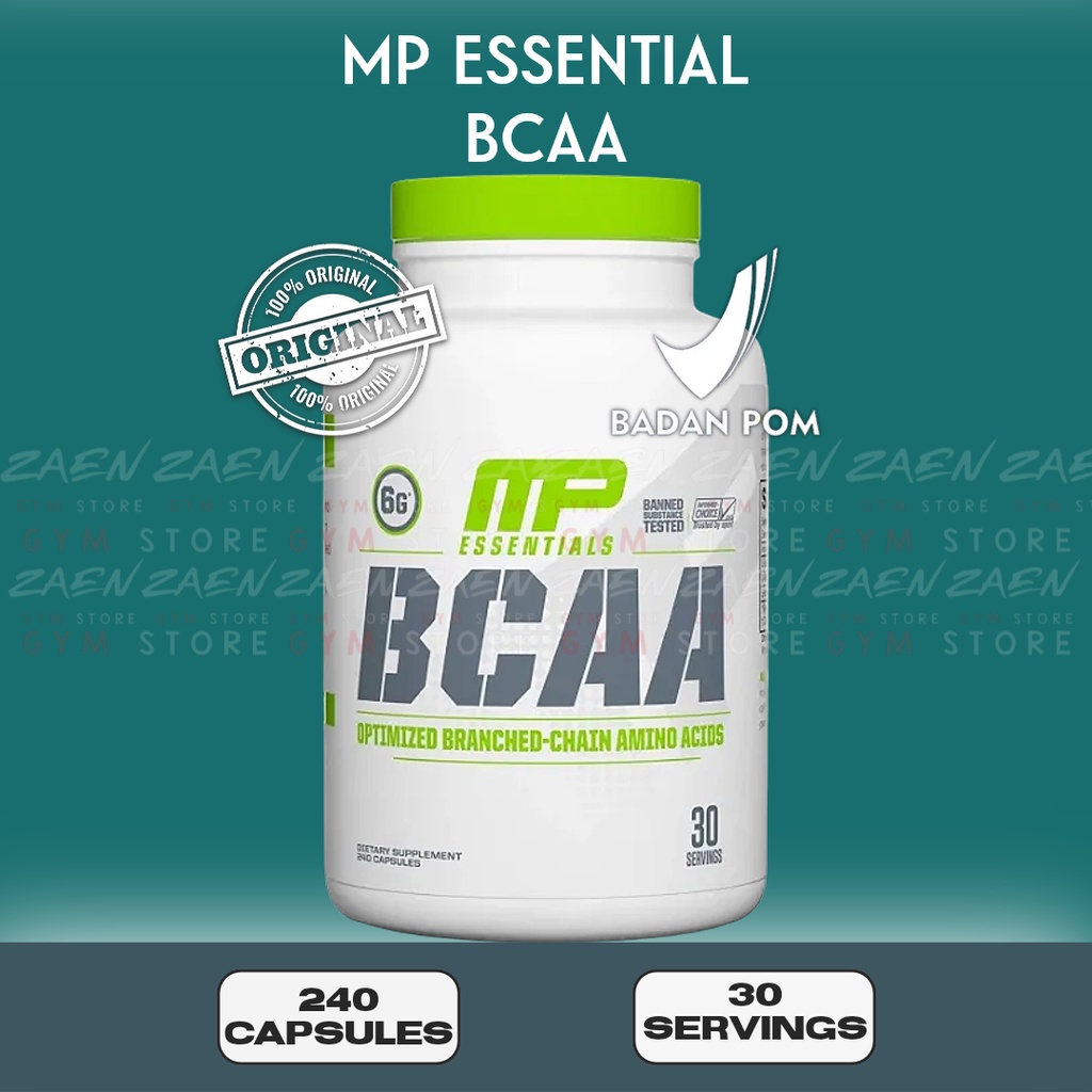 Mp Bcaa 3:1:2 240 Capsul Musclepharm Bcaa 240 Caps
