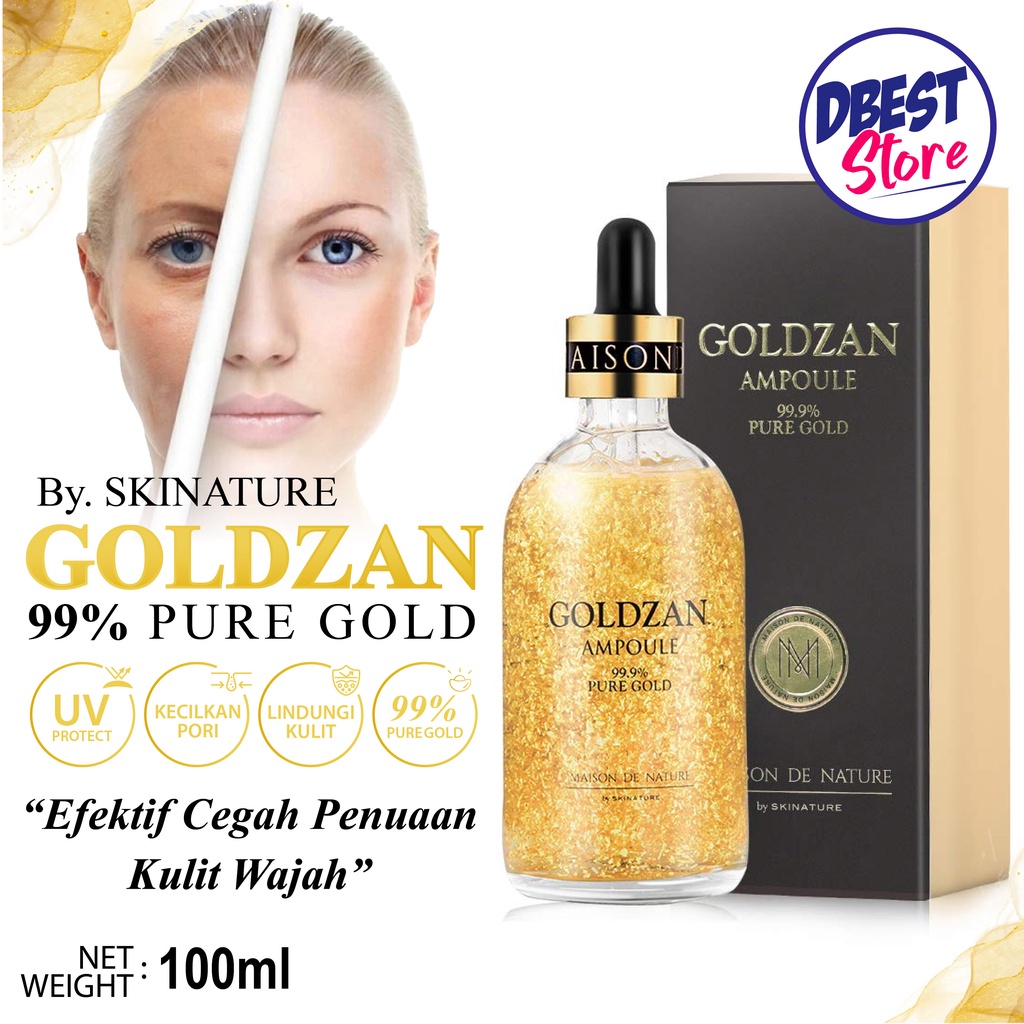 Original Serum Glowing Wajah Emas Memutihkan Wajah dan Membuat Wajah Awet Muda