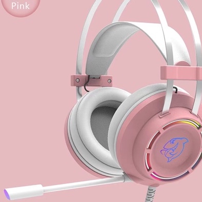 DOUYU E-sports 3-piece set (headset, keyboard, mouse)GAMING HEADPHONE DHG160 pink/Keyboard DKM150 pink/Mouse DMG110 pink