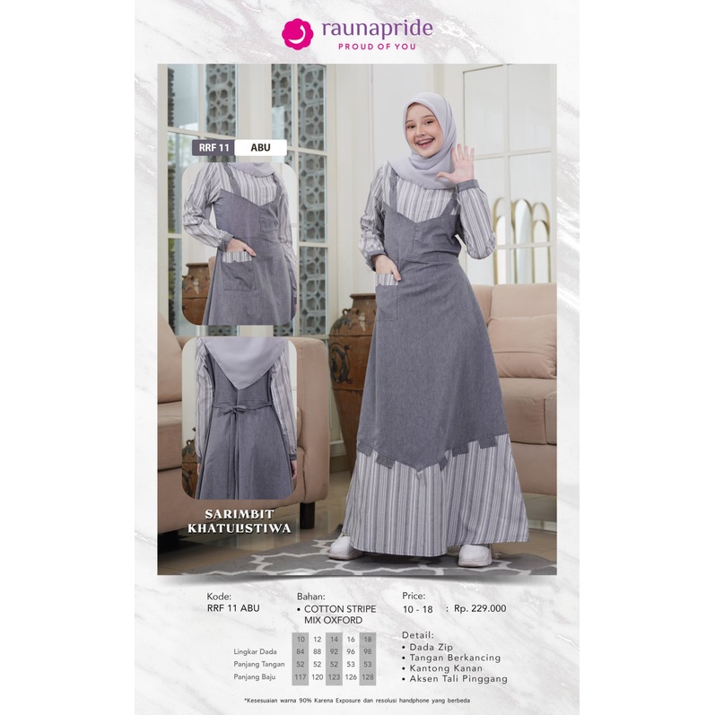 Rauna Gamis Remaja / RF-11 / Fashion Muslim