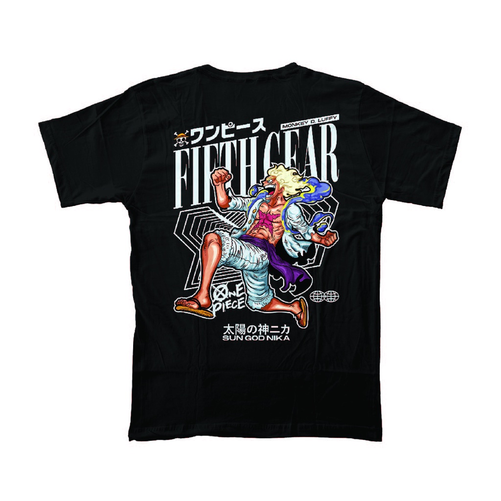 T-Shirt / Kaos / Streetwear YSZ Project - Luffy Fifth Gear V1