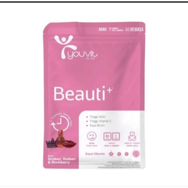 YOUVIT BEAUTI Isi 7Gummy || Exp Jan 2024