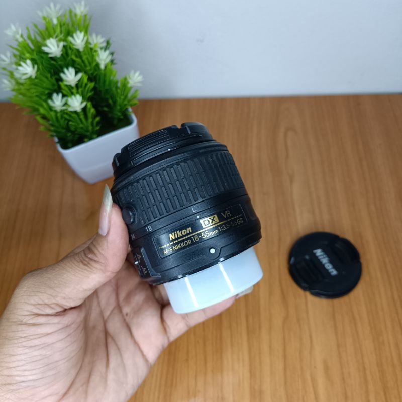 Lensa kit nikon 18-55mm VR II / Kit nikon afs 18-55mm