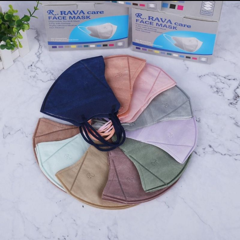 Masker Duckbill Careindo Mix Warna Mirip Duckbill Utama