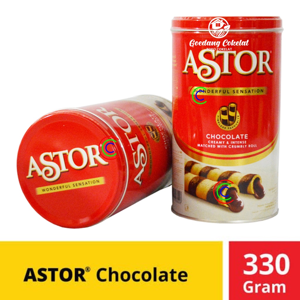 

Astor Kaleng Wafer Stick Creamy Double Chocolate Cokelat Kaleng 330g Festive Box 224g