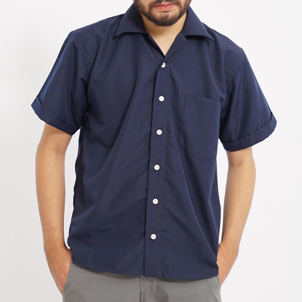 PLAIN Relax Collar Shirt (Kemeja Polos Kerah Relax)