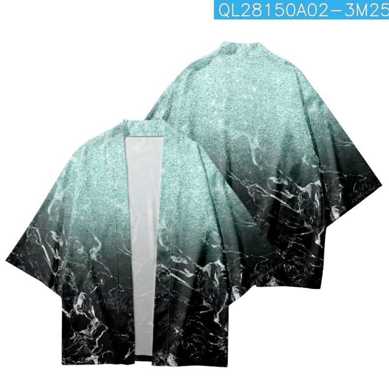 baju kimono pria jepang batik jumbo bigsize panjang custom bisa polos bisa putih polos hitam polos