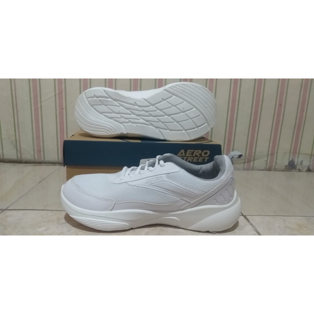 Aerostreet Lemon Putih - Sepatu Sneakers Casual Sport Sekolah Pria Wanita