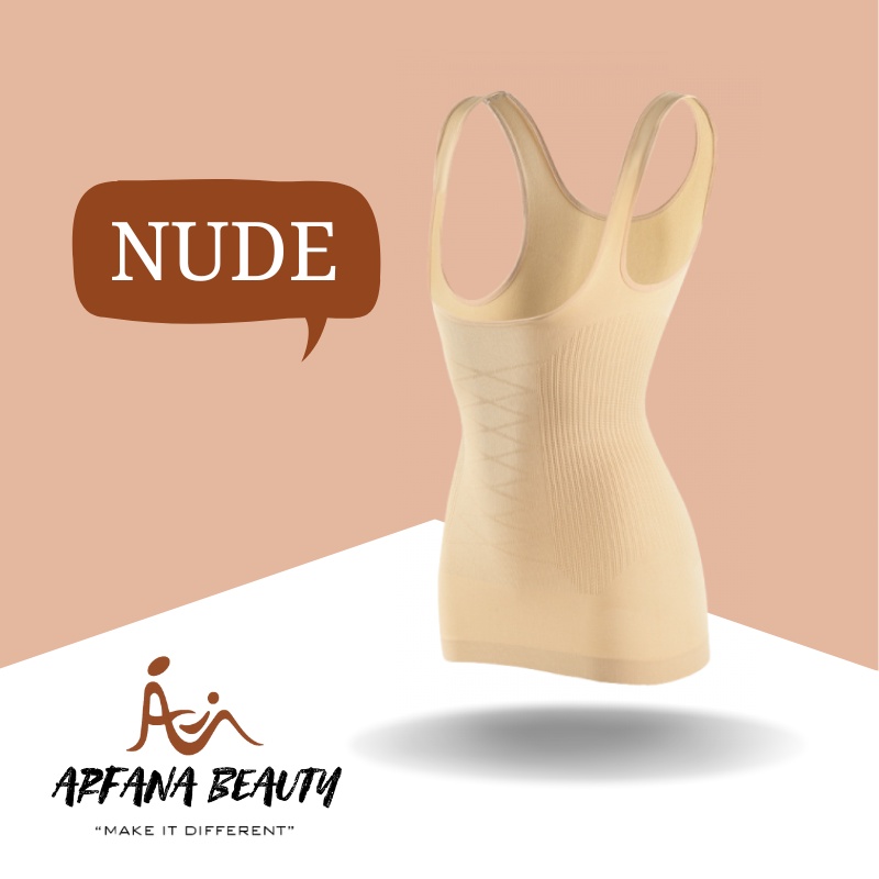 Korset Pelangsing Wanita Pakaian Dalam Tenktop Tanktop Pelangsing Melangsingkan Badan Pinggang Pengangkat Payudara Pengecil Perut Buncit Korset Baju Dalaman Wanita Pengecil Badan Elastis Body Slimmer Import Premium Original