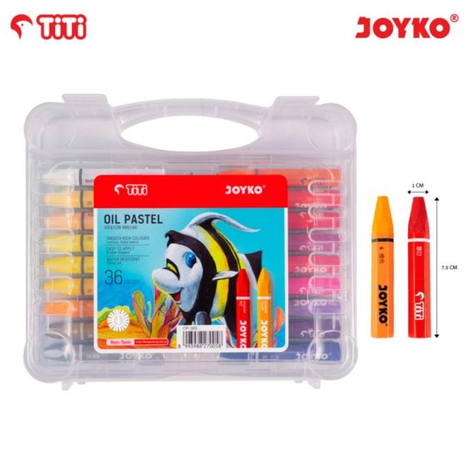 

Oil Pastel Crayon Joyko TiTi OP-36S 36 WARNA