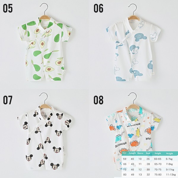 Sleepsuit Bayi Lengan Pendek Romper Baby 100% Cotton Import M255