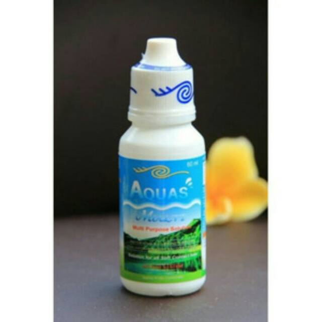 ( JB99 ) Cairan / Air Pembersih softlens Aquas 60ml