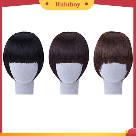 Wig Poni Palsu Model Lurus Dengan Klip on Untuk Wanita