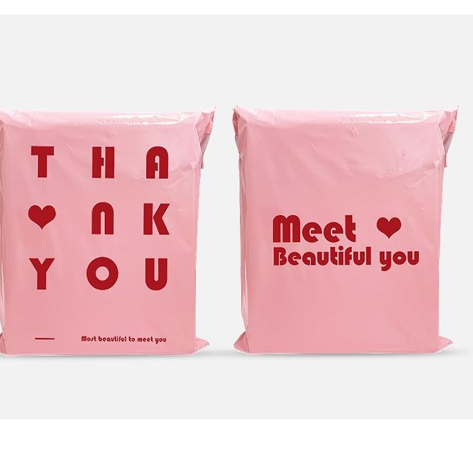 

Baru JIVQP POLYMAILER ±100PCS 35x45CM PINK DENGAN PRINTING PREMIUM GLOSSY PLASTIK POLYMAILER PINK J72 Grosir