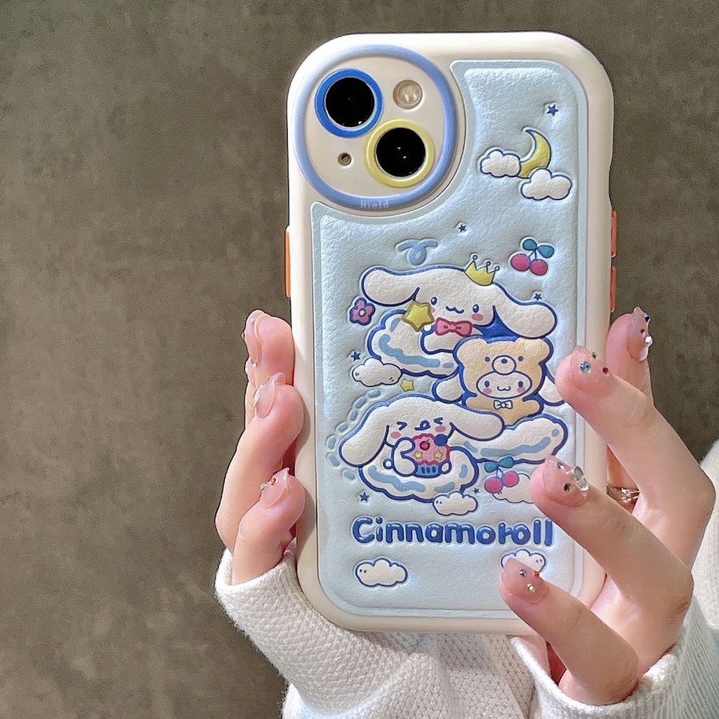 IPHONE Casing Ponsel Desain Anjing Puding Melody Kulit Melody Kompatibel Dengan Iphone12 13 14 11 Pro Max Bgbgol