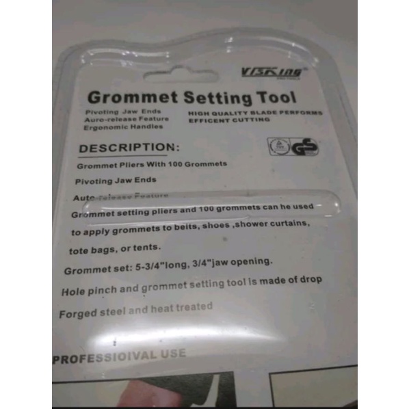 Alat Tang pasang tekan mata ayam gesper kulit grommet setting tool
