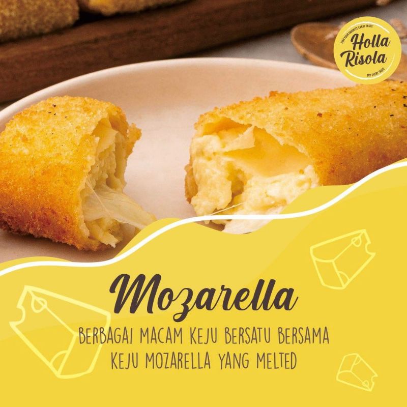 

RISOLES MOZZARELLA (KEJU) FROZEN